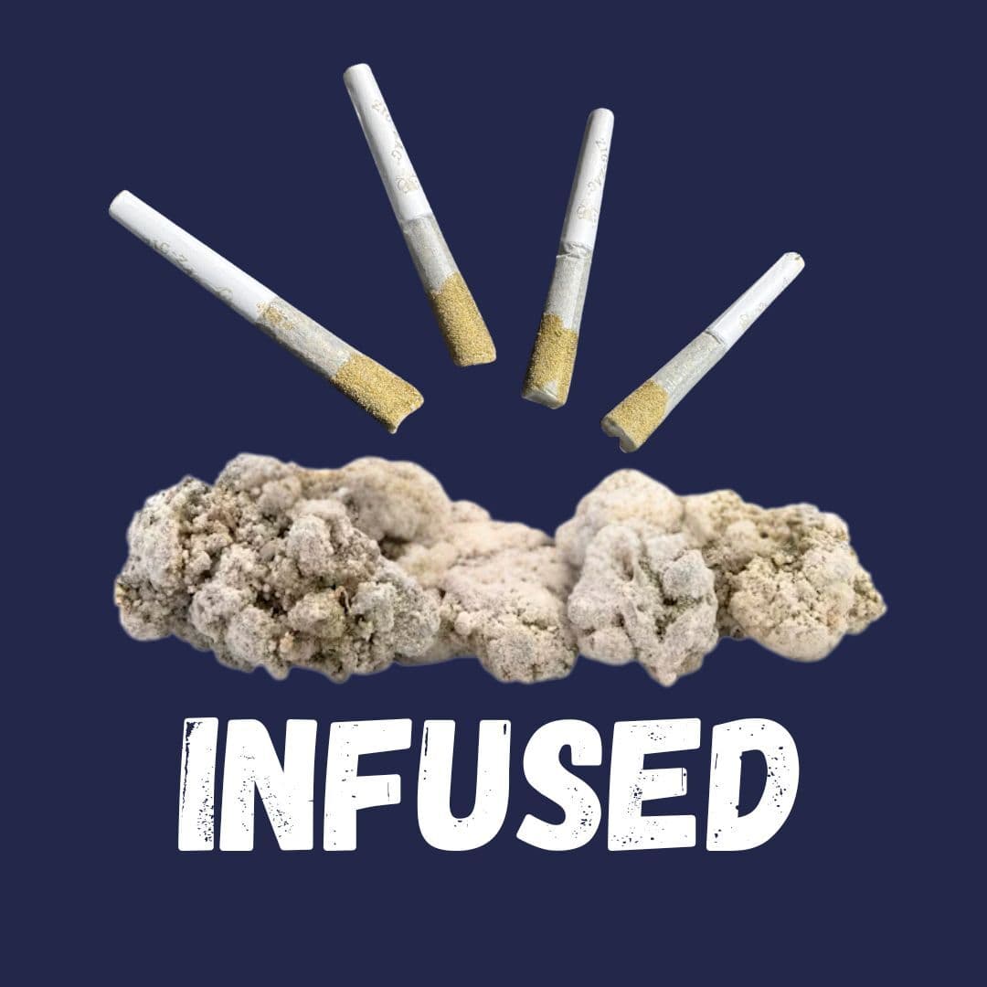 Premium infused flower & infused pre-rolls cannabis products at Enjoy The Farm California dispensaries